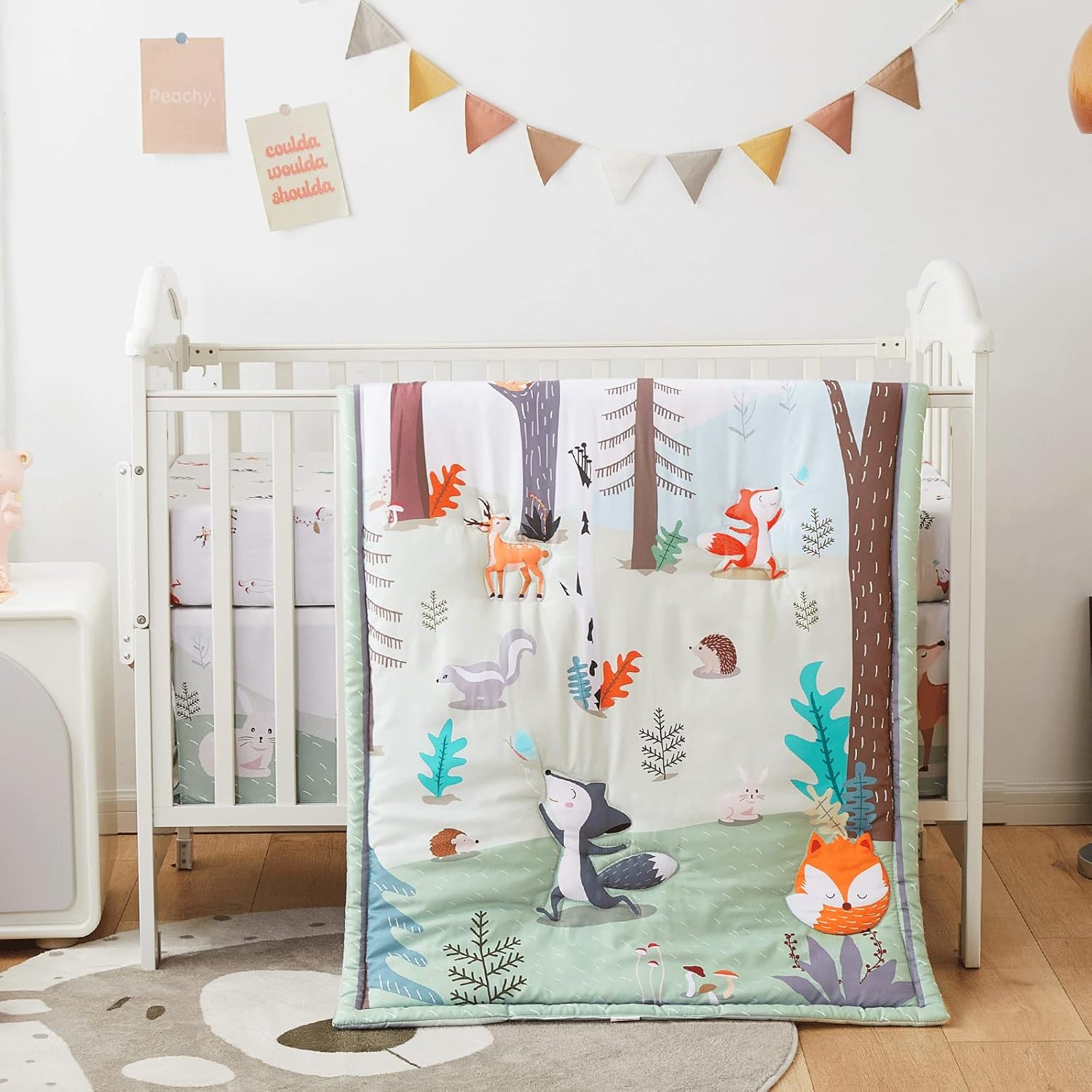 Thumbnail 6 de beeweed Animal Themed Baby Blanket 84x107 cm