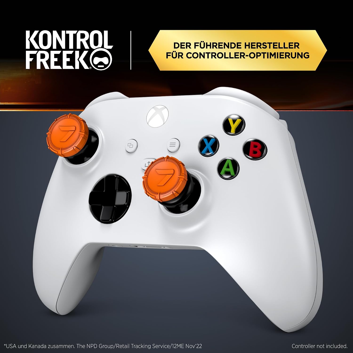 Detalle de KontrolFreek Call of Duty Edition Xbox Stick Aufsätze – 2x Mid-Rise Präzisions-Thumbsticks