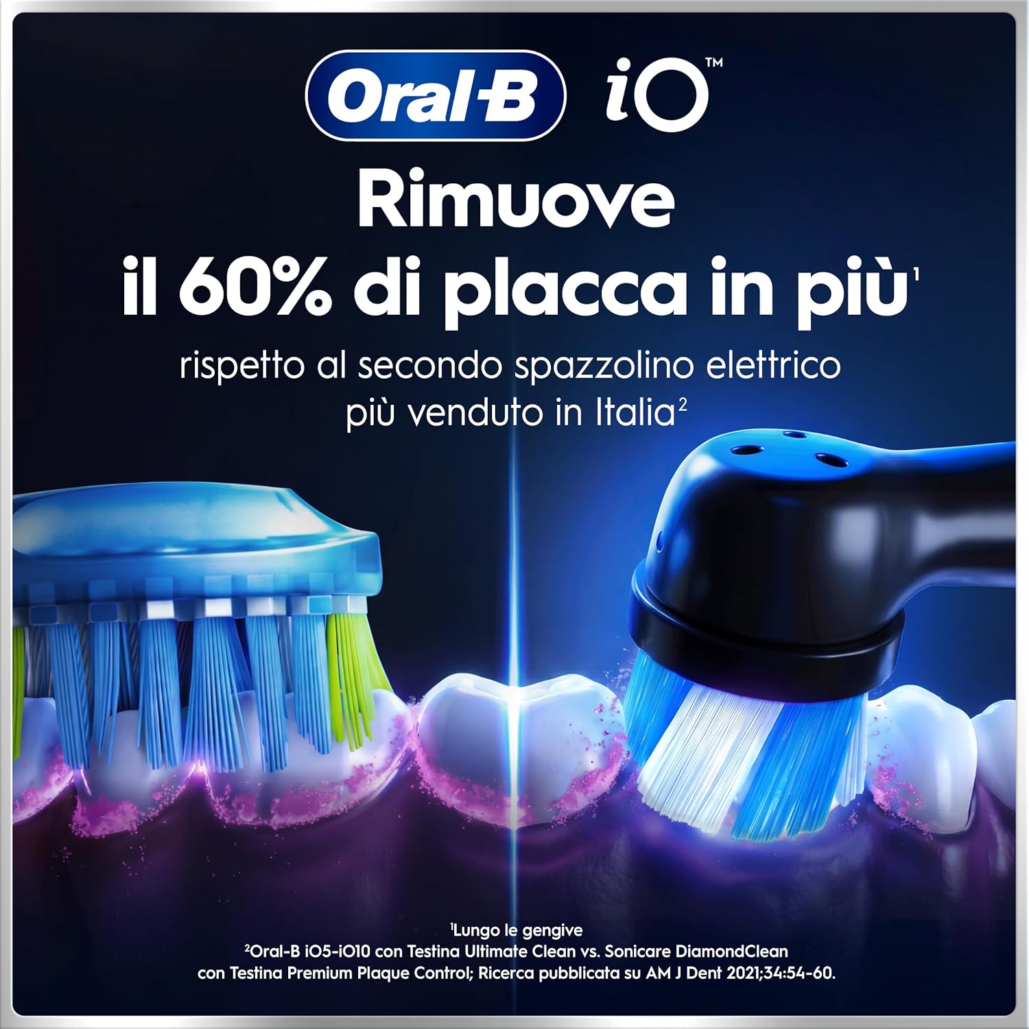 Thumbnail 6 de Oral‑B iO 6N spazzolino elettrico ricaricabile, 2 testine