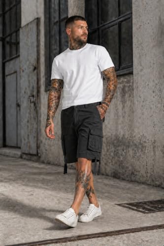 Detalle de Brandit Herren Urban Legend Shorts Cargos RS New Black 3XL