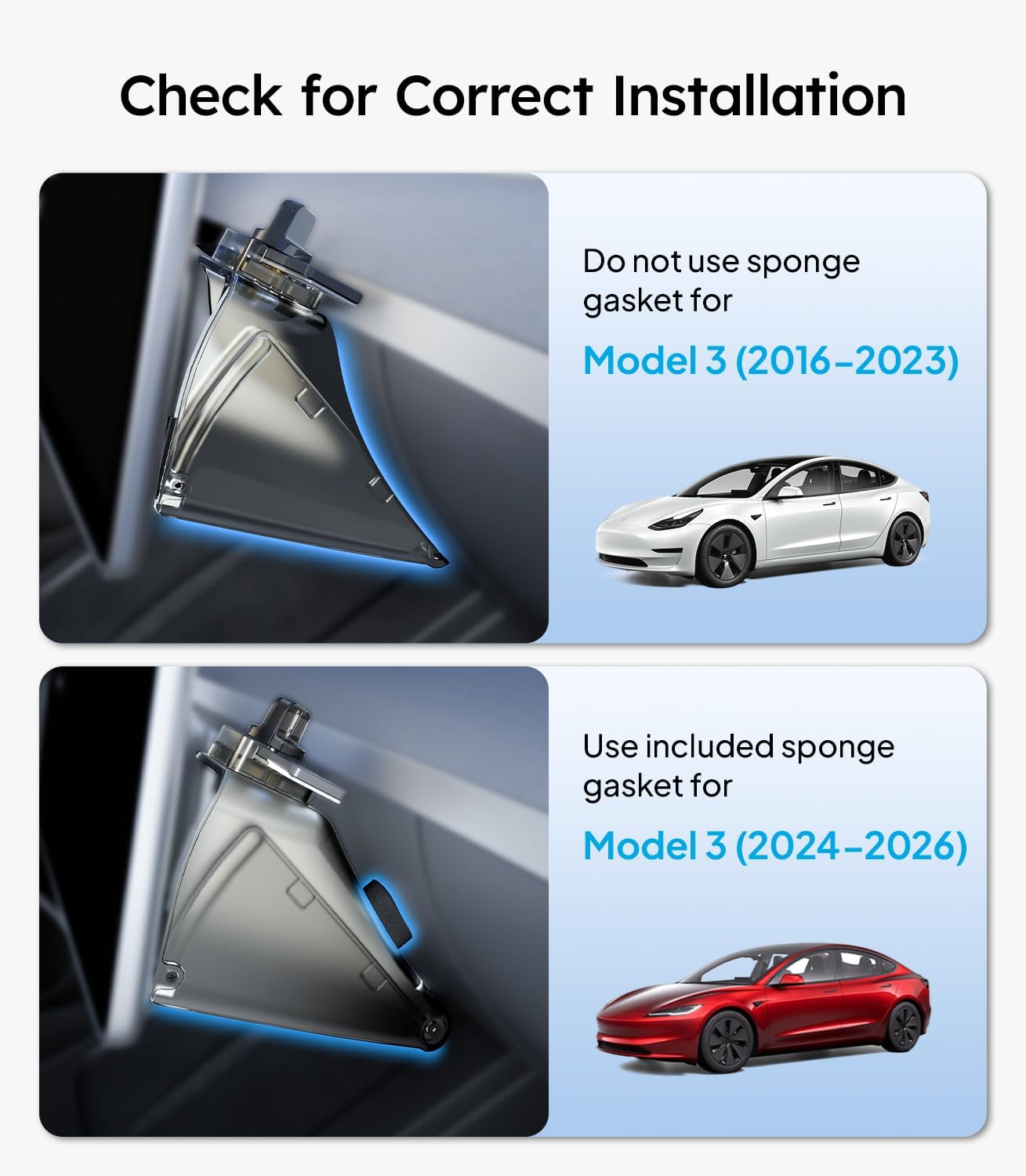 Detalle 2 de Wigoo Tesla Model 3 Under Screen Storage Box