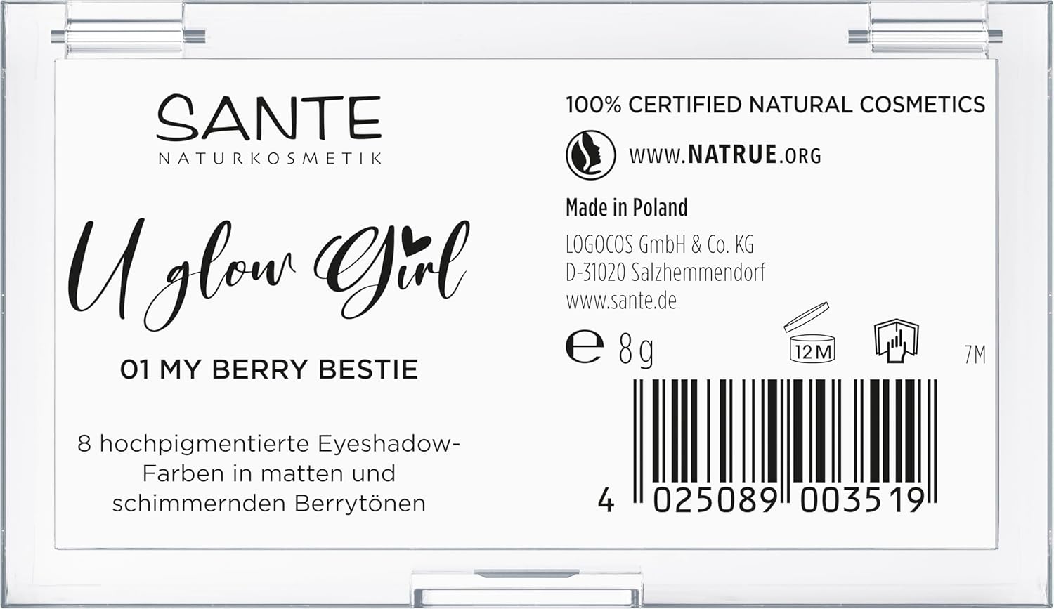 Thumbnail 2 de SANTE U Glow Girl Palette 01 My Berry Bestie