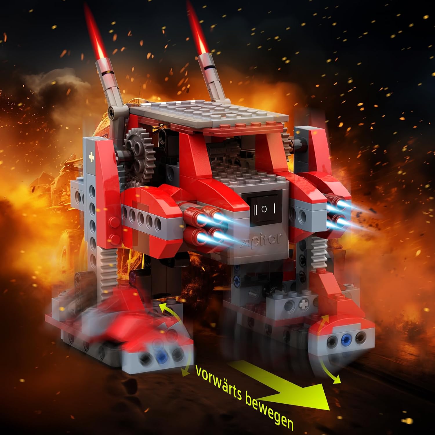 Thumbnail 3 de Apitor Robot B 240 Teile Motor-Set