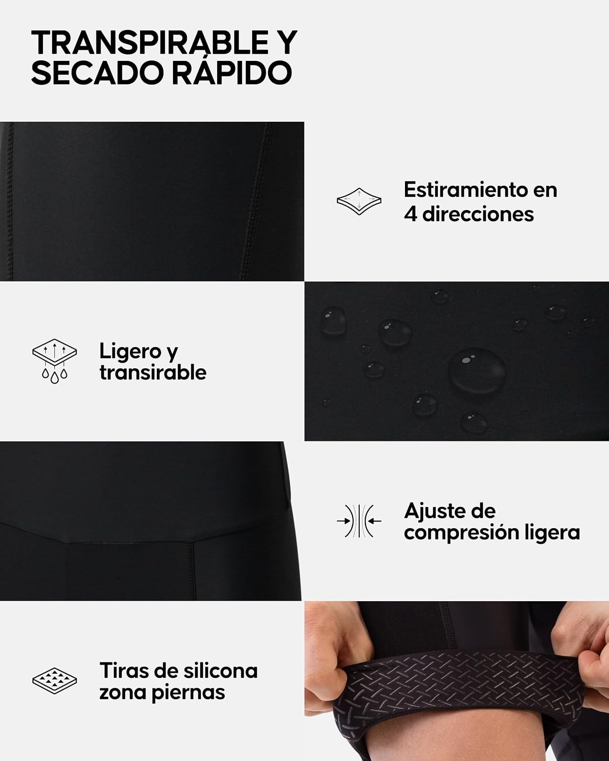 Detalle de DANISH ENDURANCE Pantalones cortos ciclismo 3D