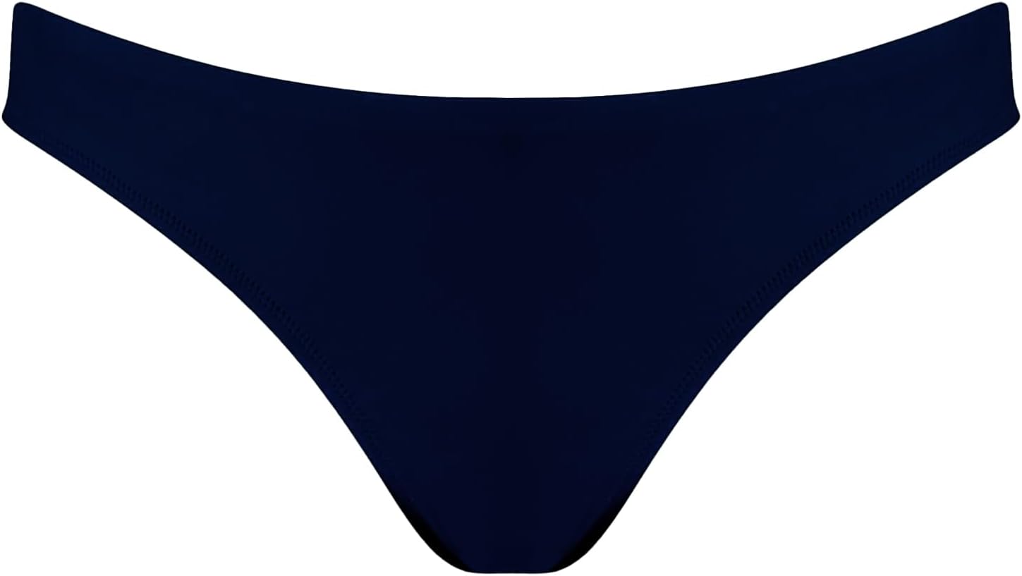 Detalle de Puma Brazilian Bikini Bottoms Donna (Pacco da 1) – design mid-rise, tessuto riciclato