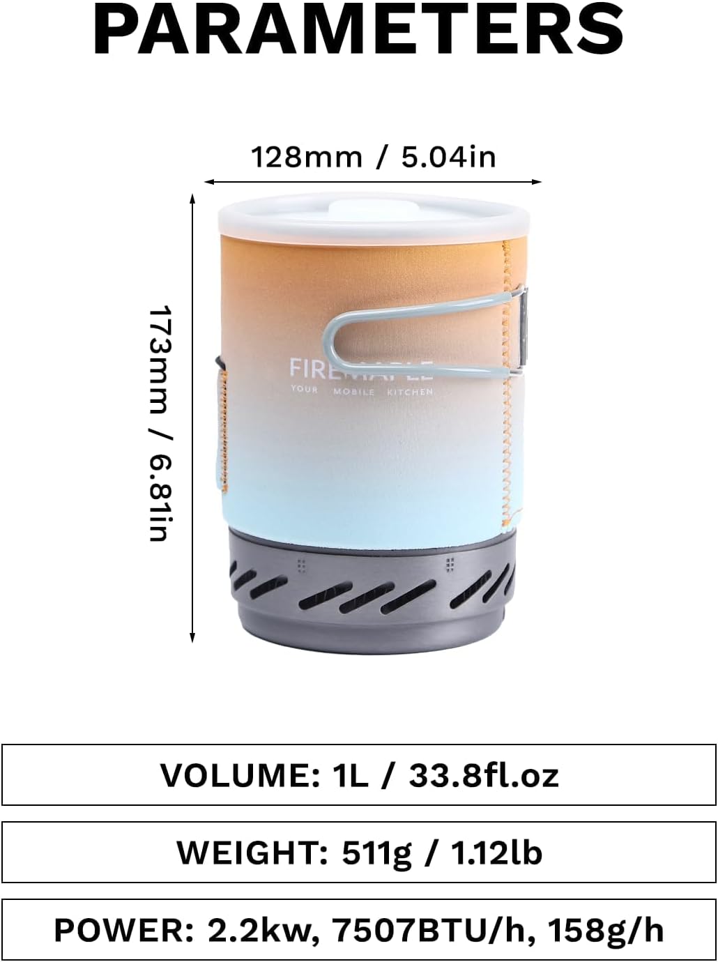 Detalle 2 de Fire-Maple Hornillo de Camping 511 g