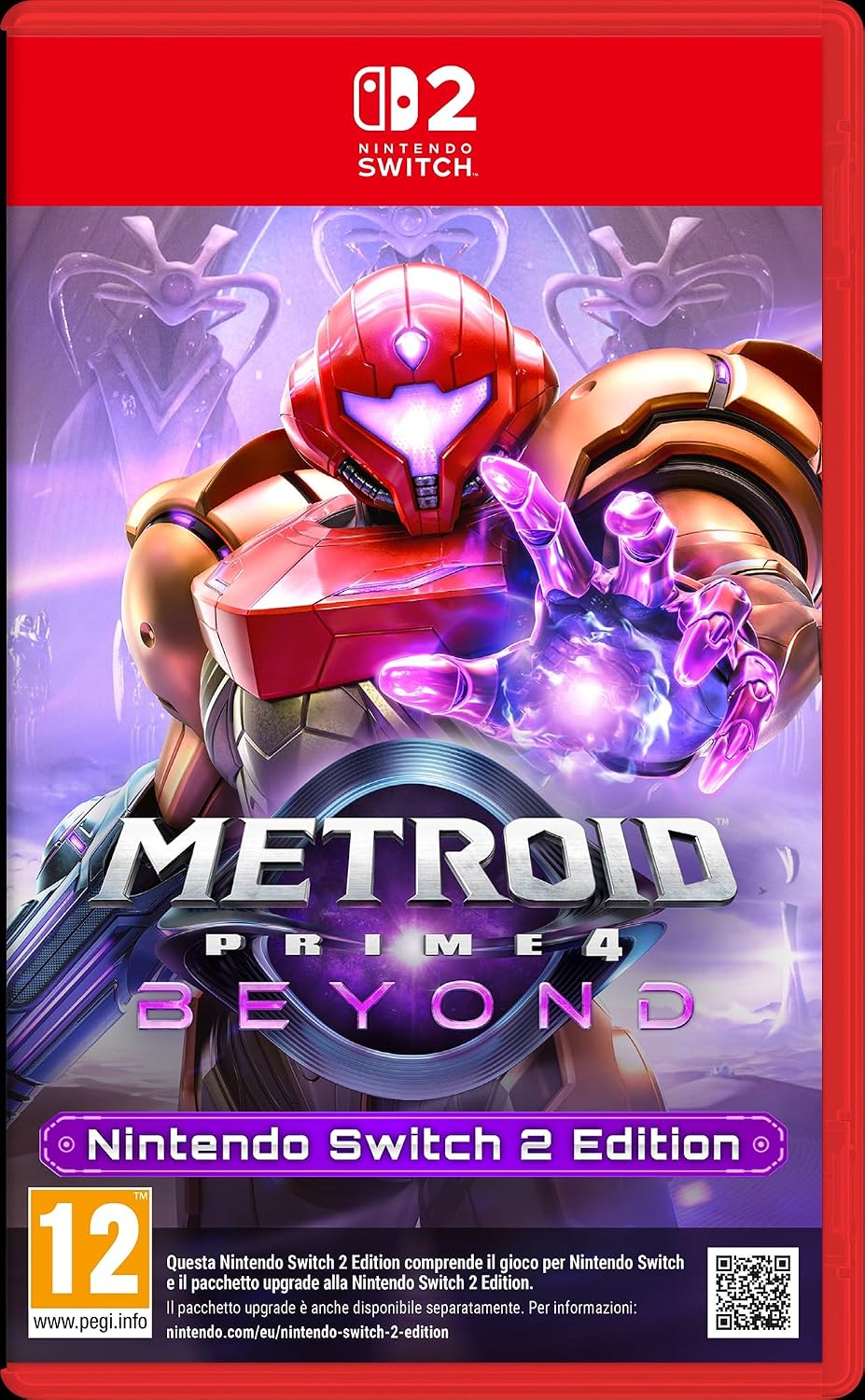 Detalle de Metroid Prime 4: Beyond-Nintendo Switch 2 Edition – Ed. Italiana (Versione su scheda) per Nintendo