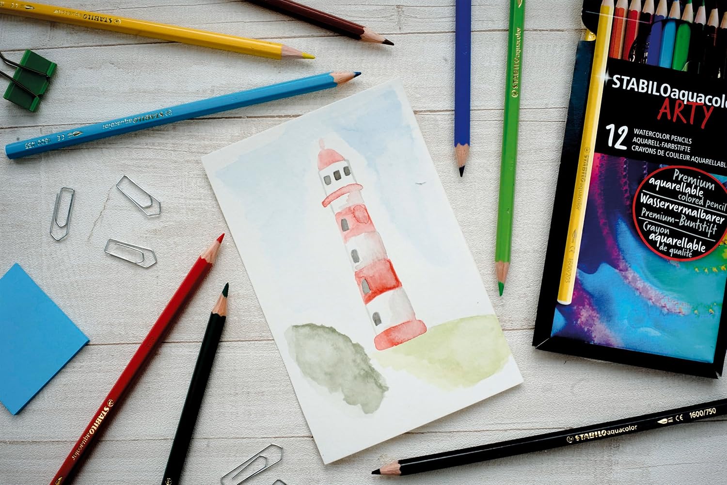 Thumbnail 6 de STABILO aquacolor Matita colorata acquarellabile ARTY - Astuccio da 36 colori assortiti