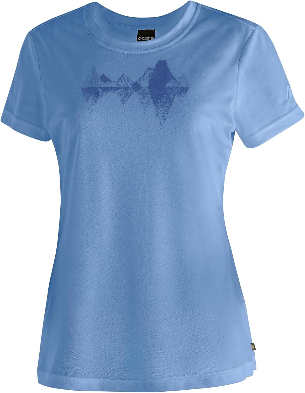 Detalle de Maier Sports Tilia Pique W T-Shirt Femme (Lot de 1) – Tissu frais et recyclage facilité