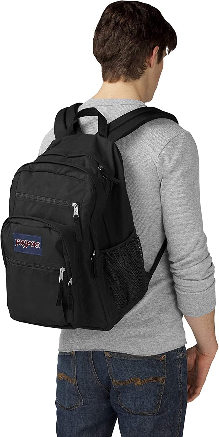 Detalle de JanSport Big Student Backpack (Black/Black, One Size)