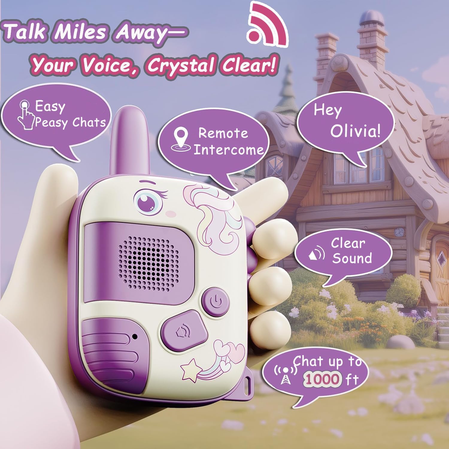 Detalle 2 de Walkie Talkie Kids Outdoor Toy for Ages 3–8