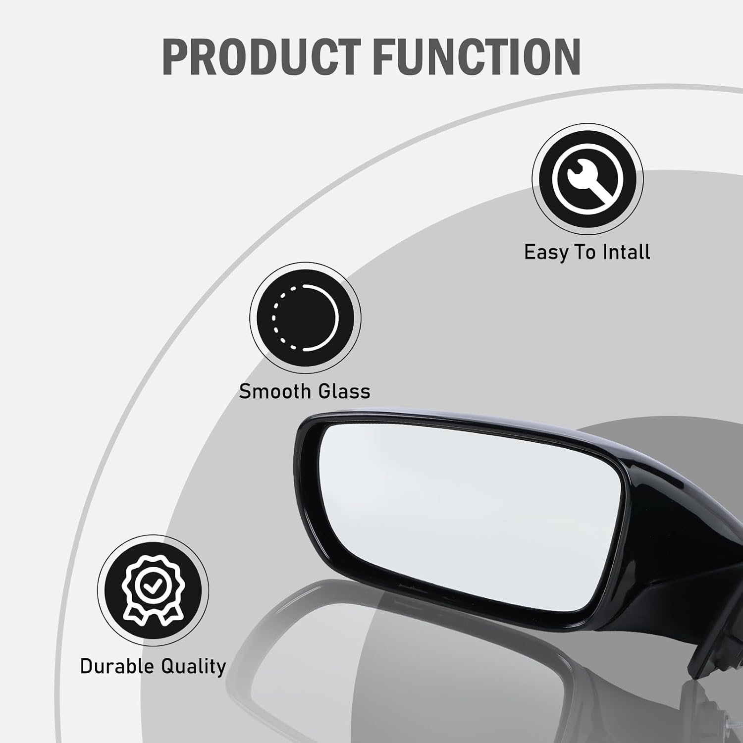 Thumbnail 6 de Replacement door mirror for Hyundai Sonata, 5-pin
