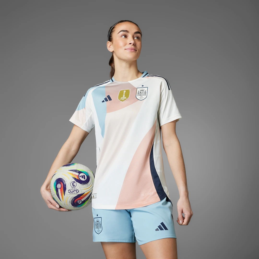Detalle de Camiseta segunda equipación selección femenina España 25 Authentic de Adidas