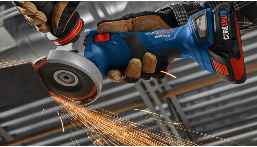 Detalle de Bosch angle grinder GWX18V-8N
