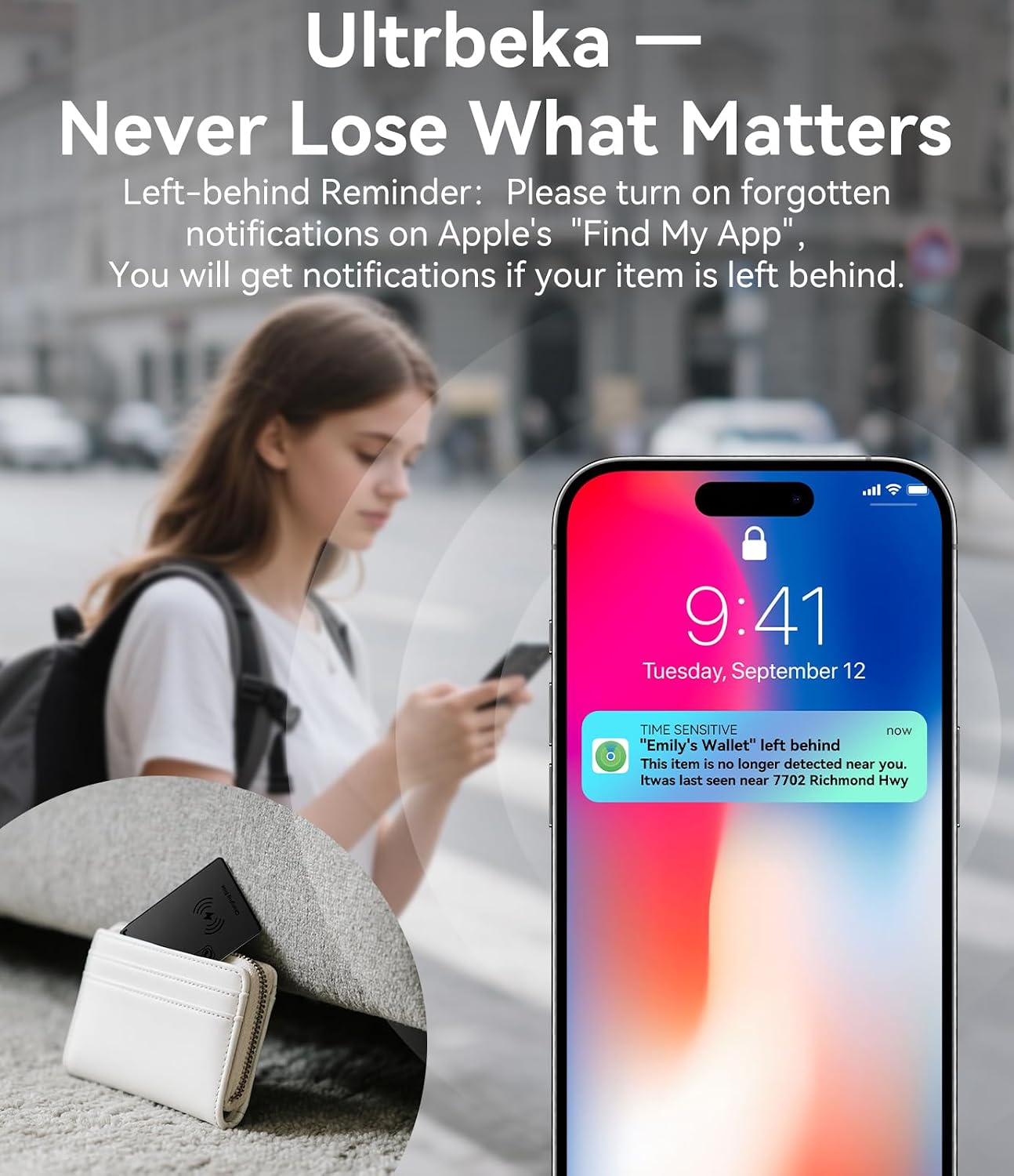 Thumbnail 4 de MFi wallet tracker 2.4mm ultra-thin
