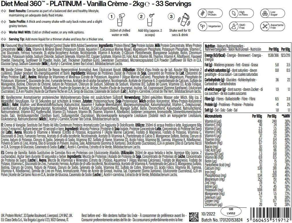 Detalle 2 de Substitut de repas protéiné 2 kg