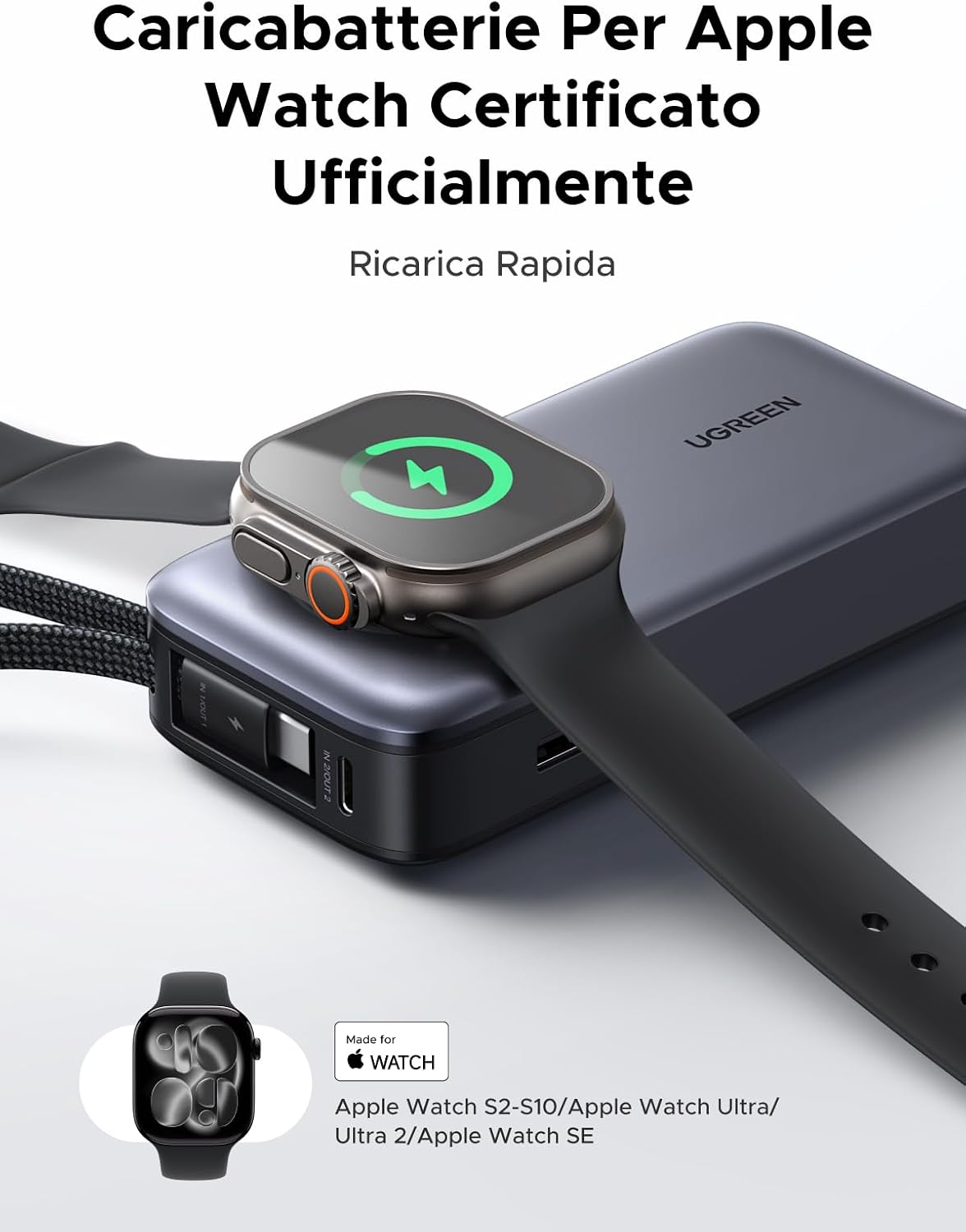 Detalle de UGREEN Nexode Power Bank 10000 mAh