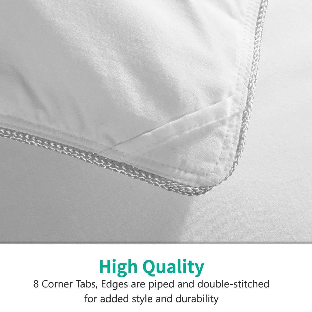 Detalle 2 de APSMILE All Season King Down Feather Fibre Comforter, 106 x 90 in, 39 oz