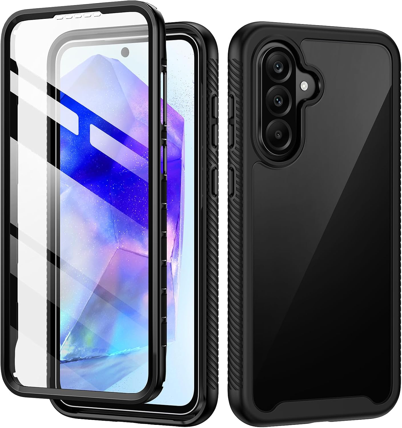 Detalle de Samsung A56/A36 shockproof case with protector