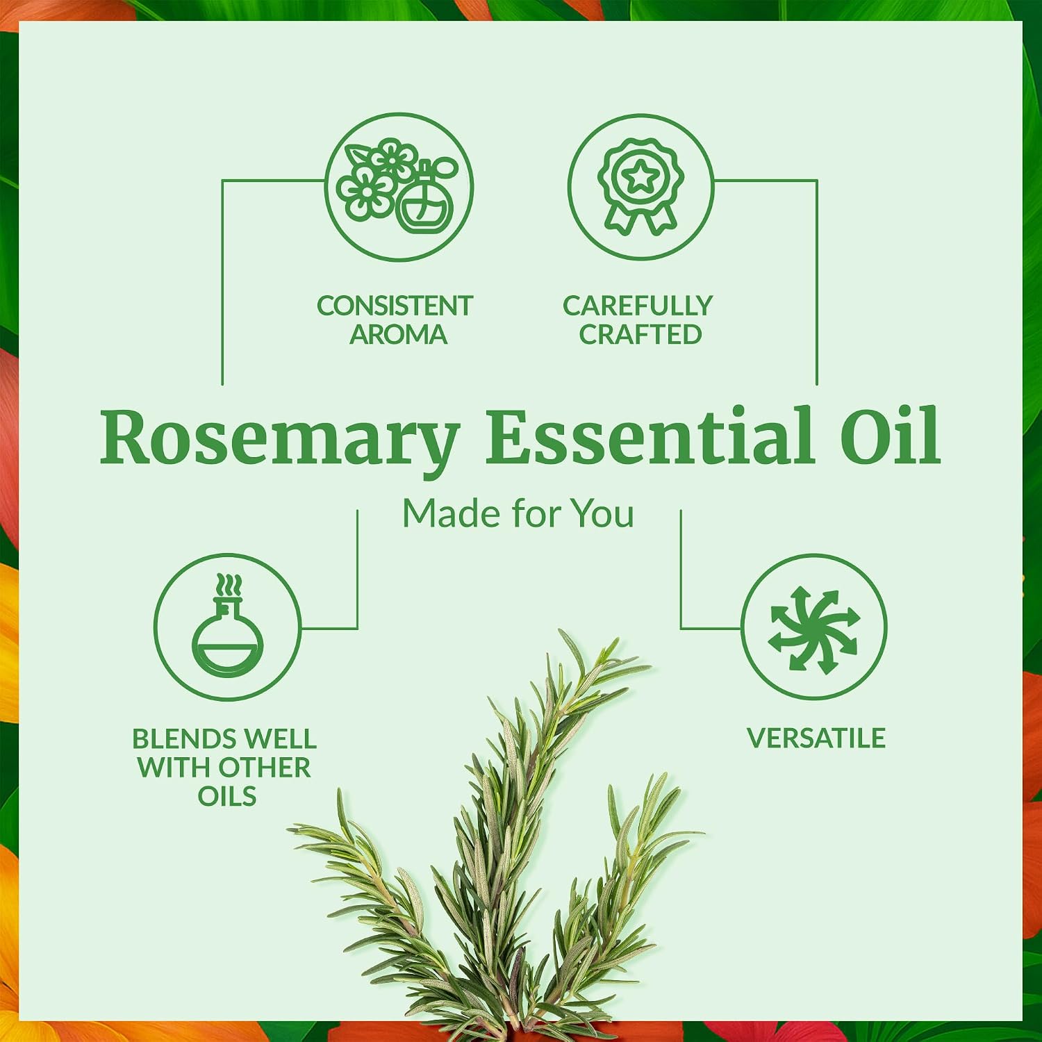 Detalle de SVA Rosemary Essential Oil 4 fl oz