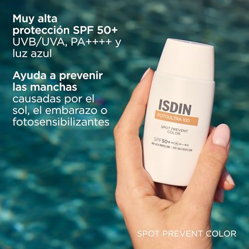 Detalle 2 de ISDIN FotoUltra 100 Spot Prevent Color SPF 50+ 50 ml ⚙