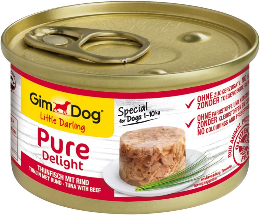 Thumbnail 5 de GimDog Pure Delight Thunfisch – proteinreicher Hundesnack im Gelee, 12 x 85 g