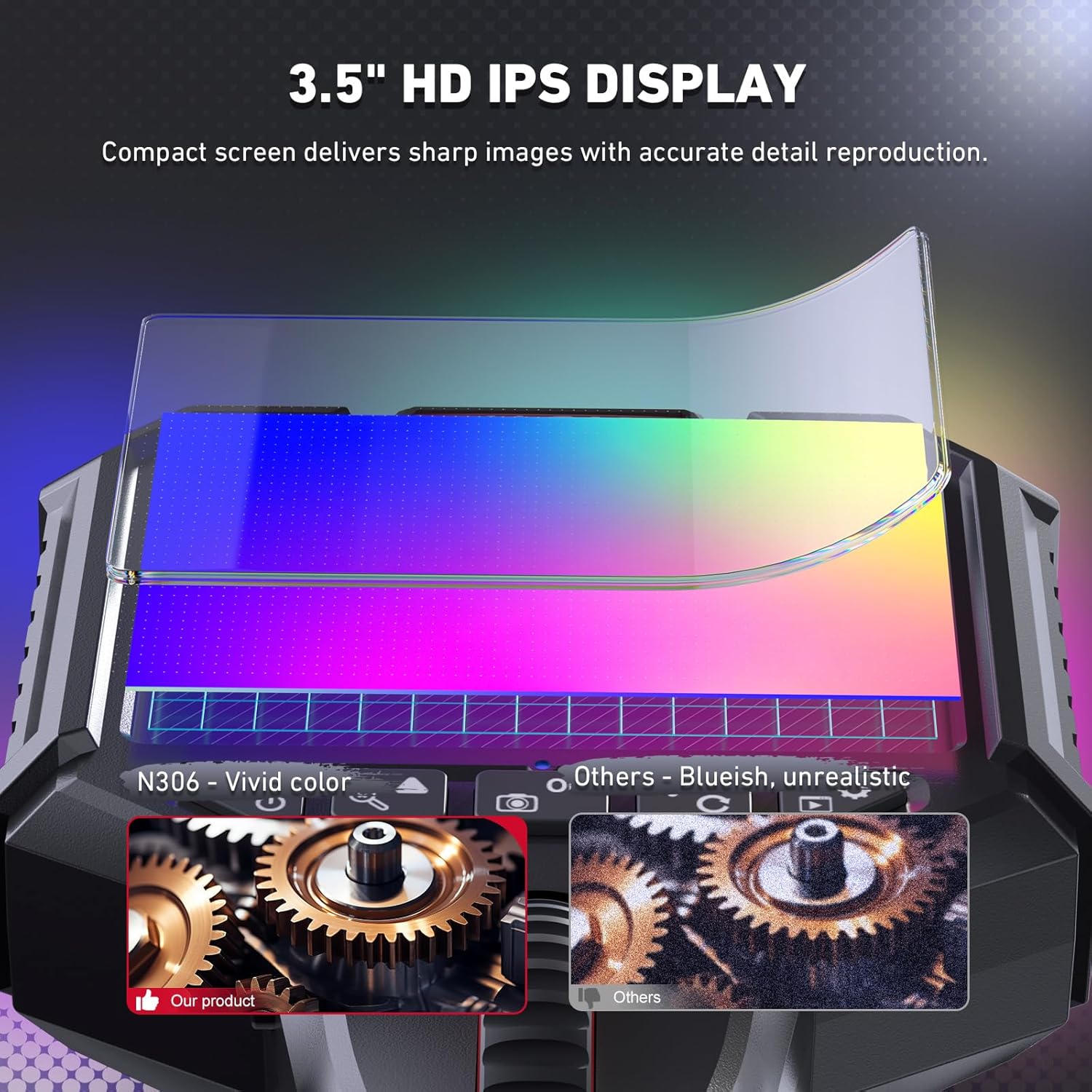 Thumbnail 3 de Ralcam 210° Rotatable Endoscope 3.5" HD 📷