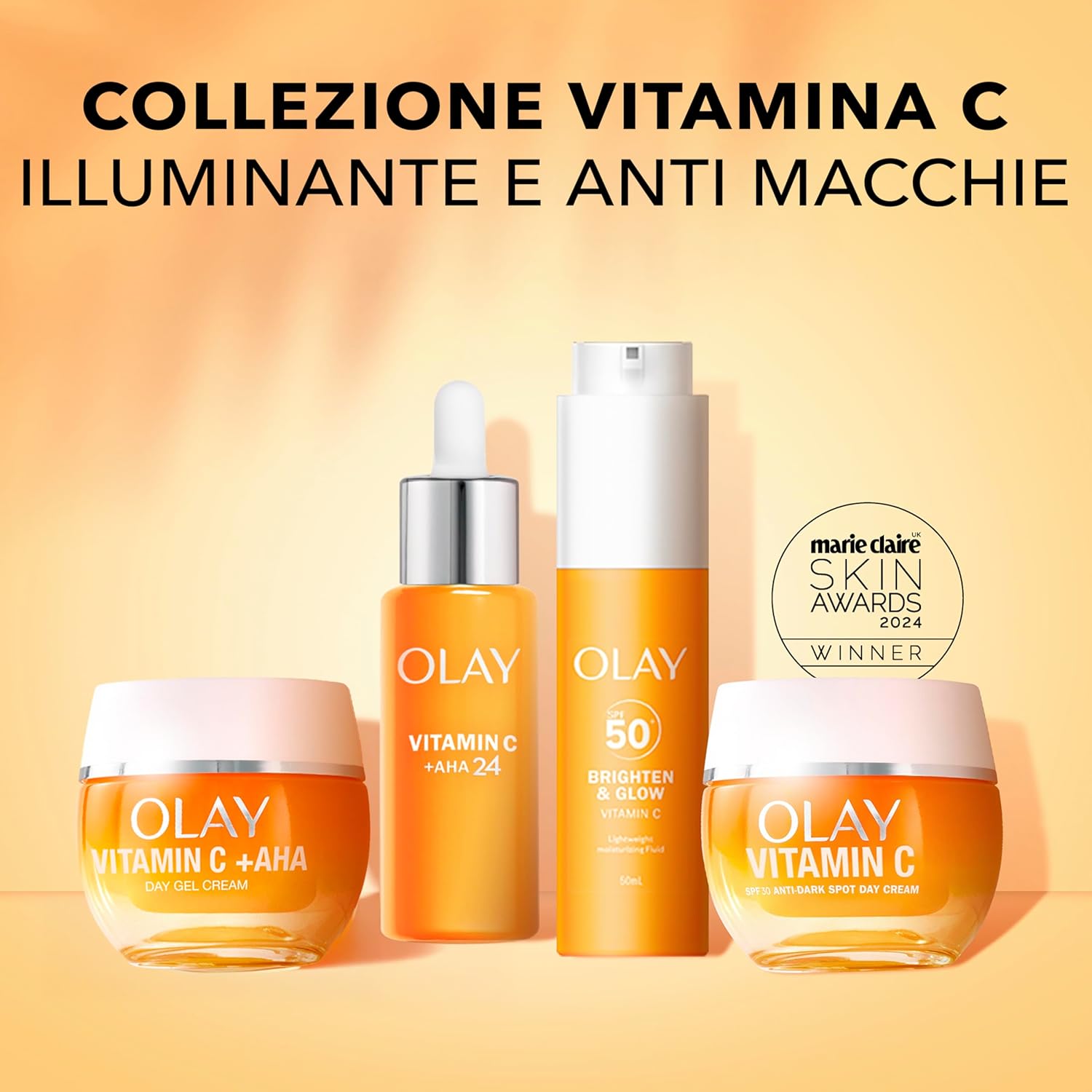 Thumbnail 6 de Olay Vitamin C Brighten & Glow 3in1 Fluido Idratante SPF50+ (50 ml) – crema/primer con niacinamide