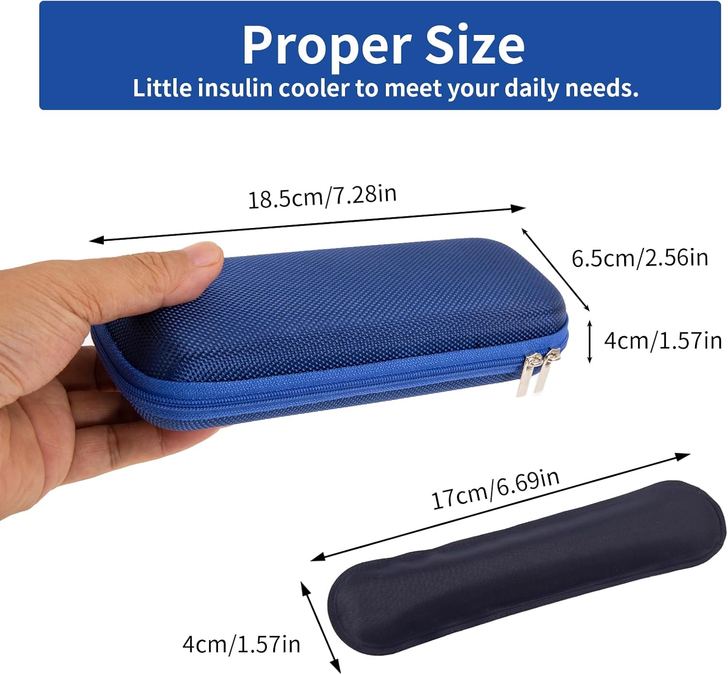 Detalle 2 de Nogsay Insulin Cooler Travel Case with 2 Ice Packs