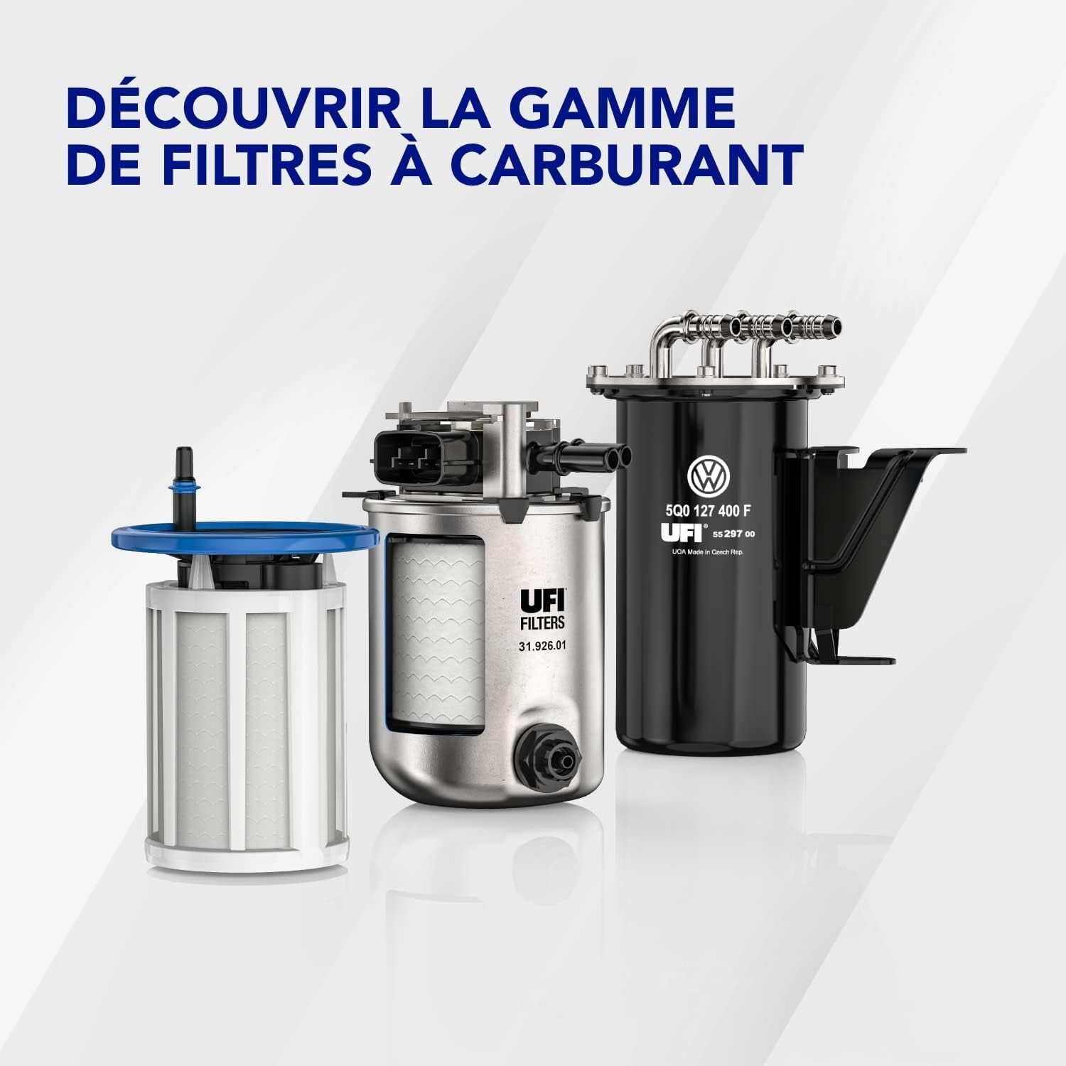 Thumbnail 1 de Filtre Diesel UFI Filters 31.833.00 — Remplacement fiable pour Audi, Seat, Skoda et Volkswagen