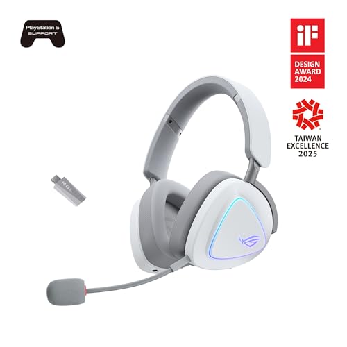 Detalle 2 de ASUS ROG Delta II Auriculares gaming inalámbricos, 153 h