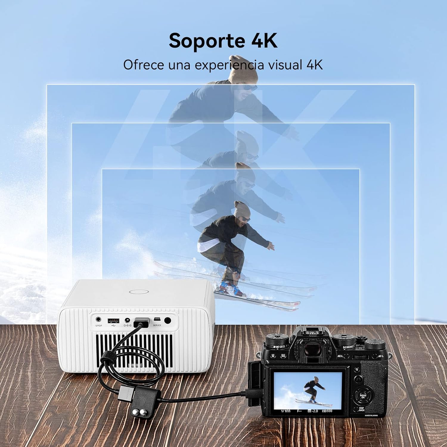 Detalle de SMALLRIG 3021 adaptador 4K 60 Hz para cámara