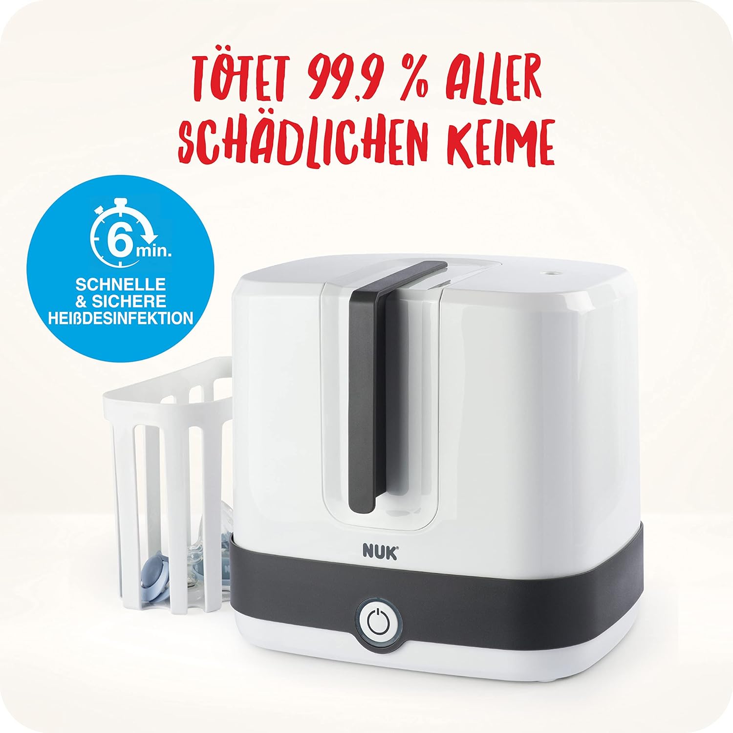 Thumbnail 1 de NUK Vario Express Flaschensterilisator – 6 Flaschen in 6 Min.