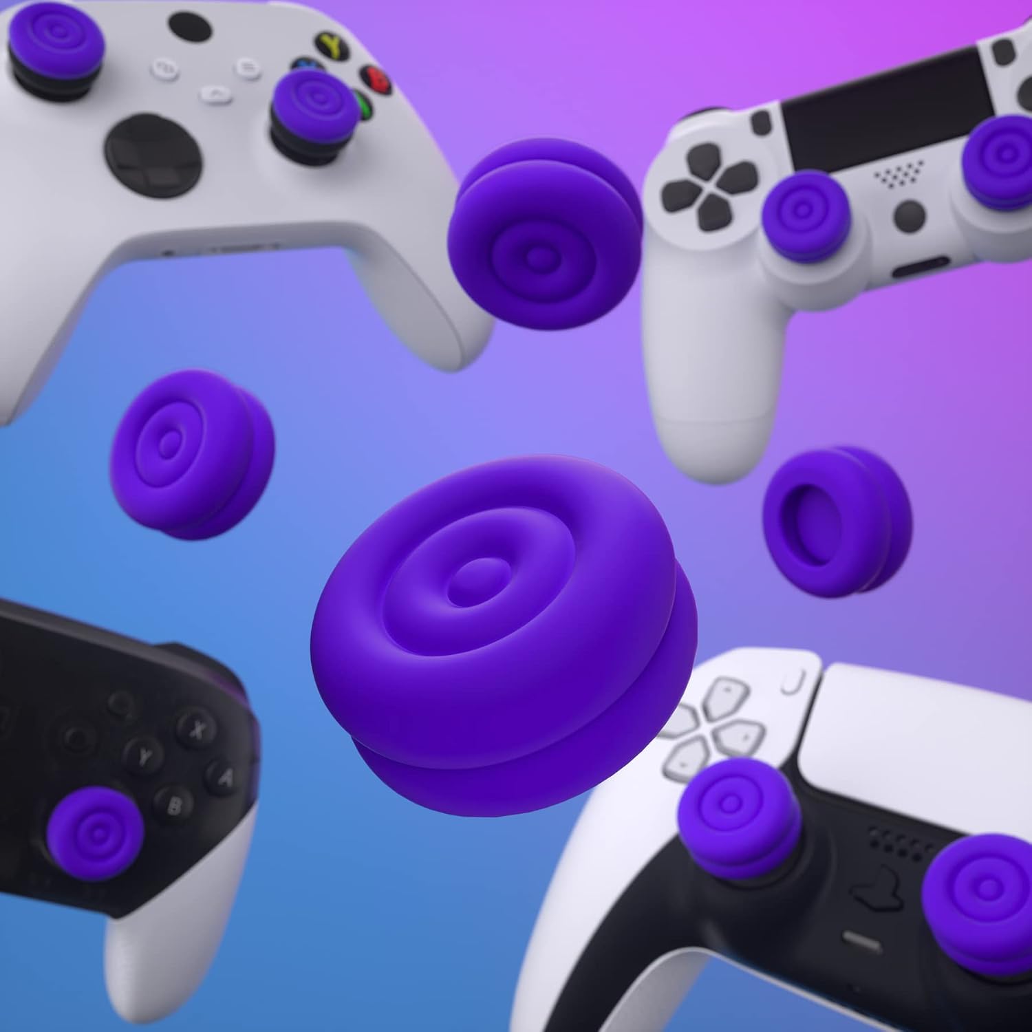 Thumbnail 4 de PlayVital Thumbs Cushion Caps for PS5 4-pack