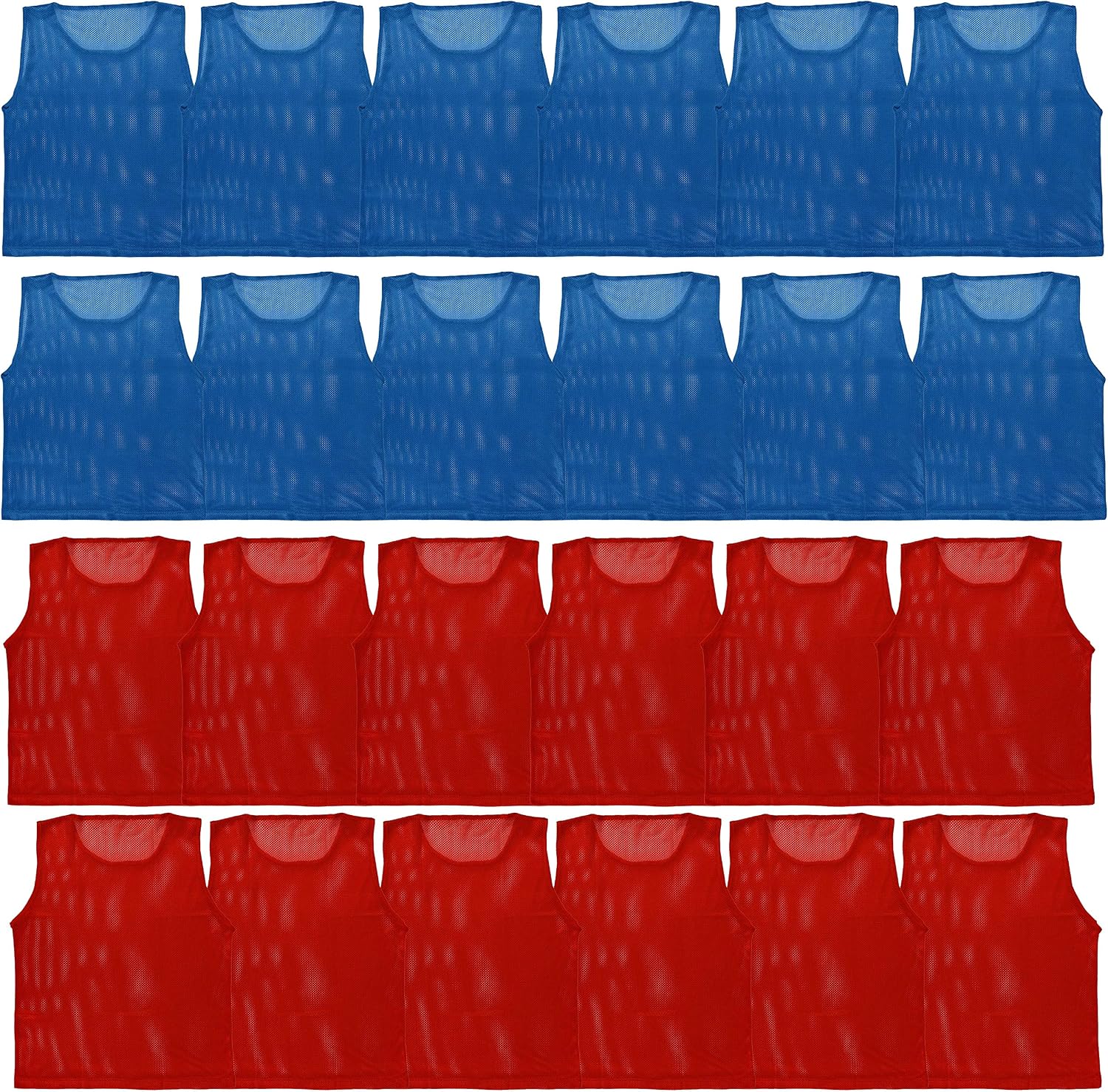 Detalle de Athllete LITEMESH Pinnies Set of 12 Youth Practice Vest