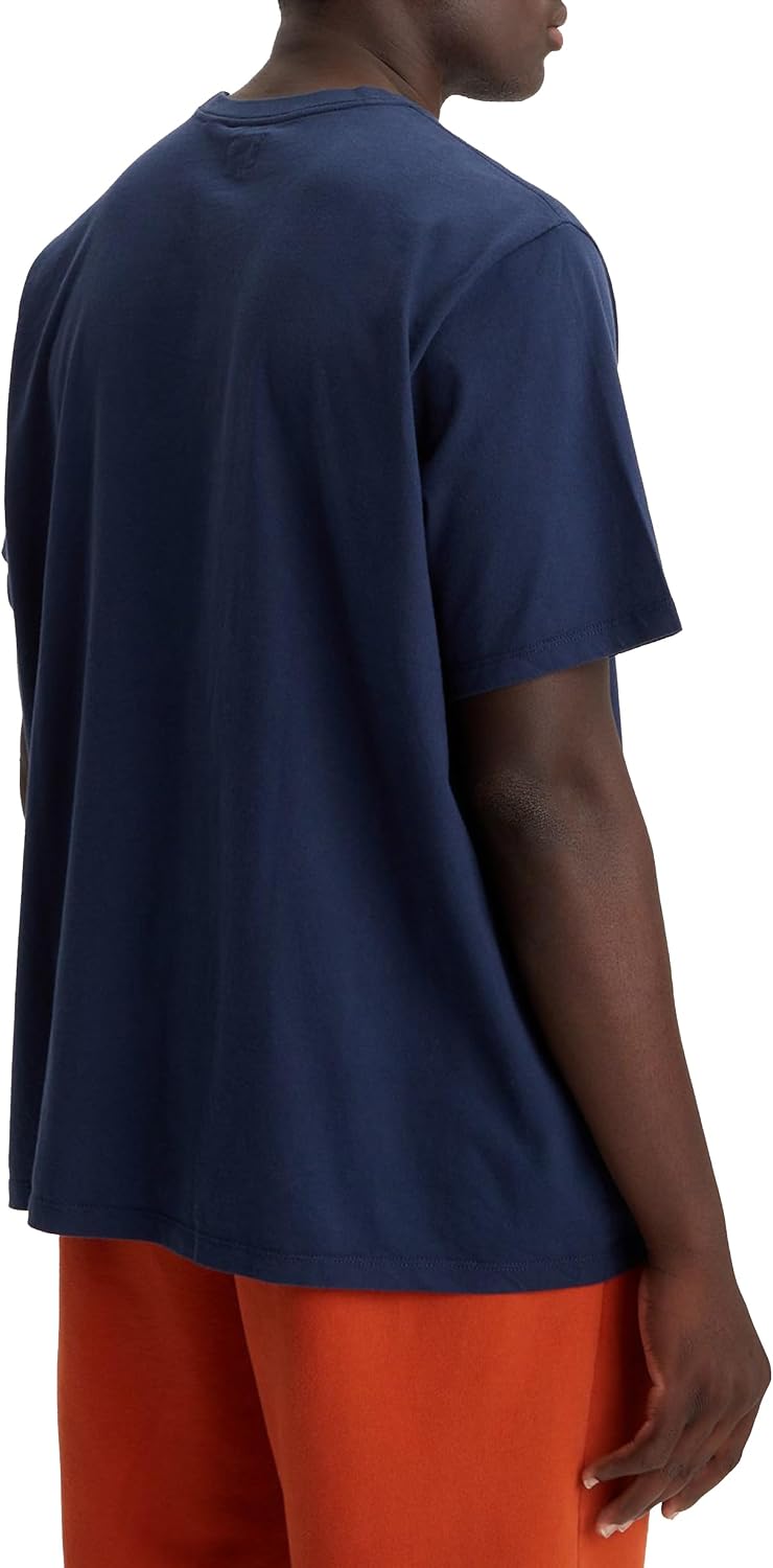 Detalle 2 de Levi's Big & Tall Original Housemark Tee Camiseta azul 3XL para hombre