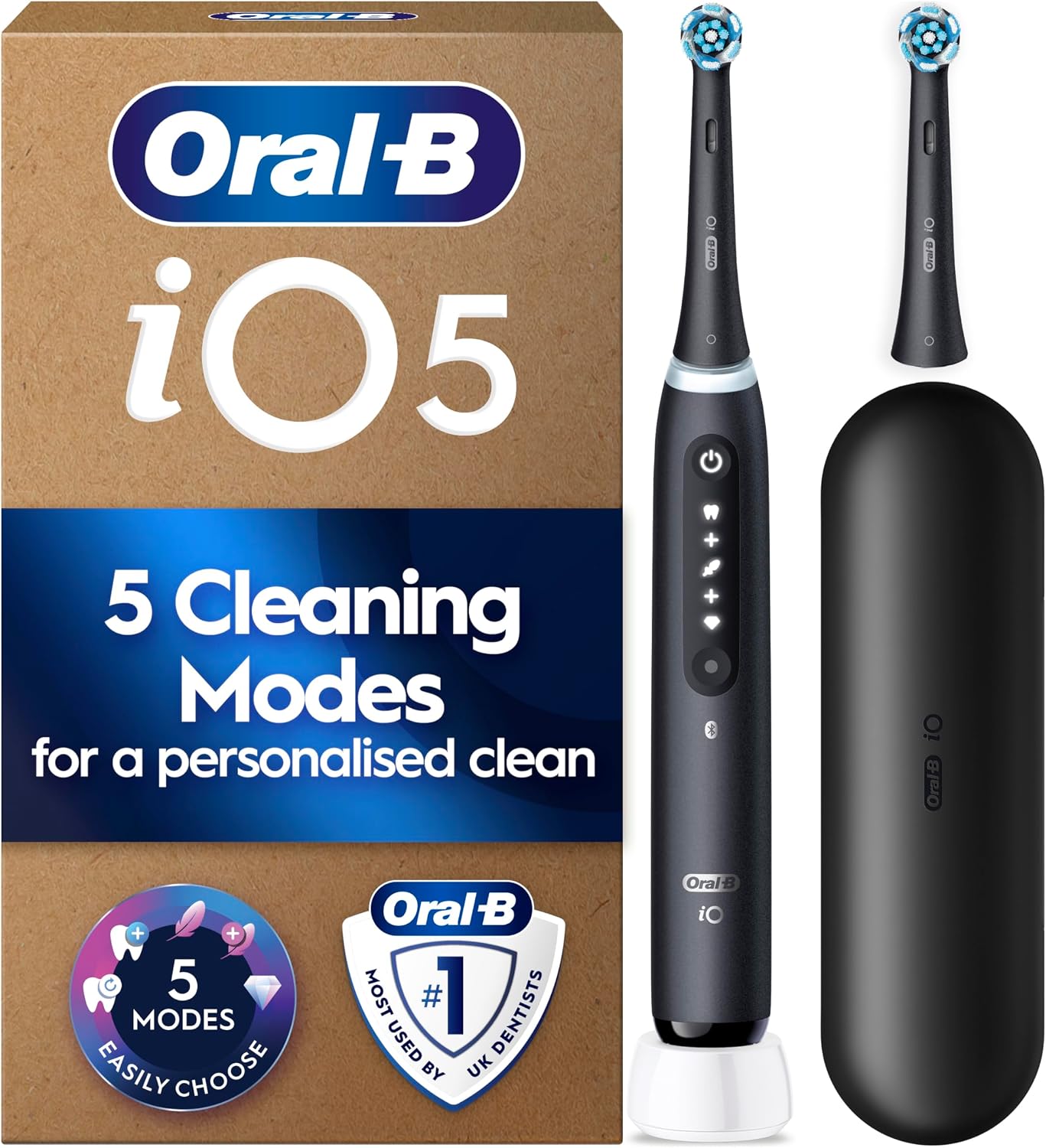 Detalle de Oral‑B iO5 Electric Toothbrush 2 heads 🪥