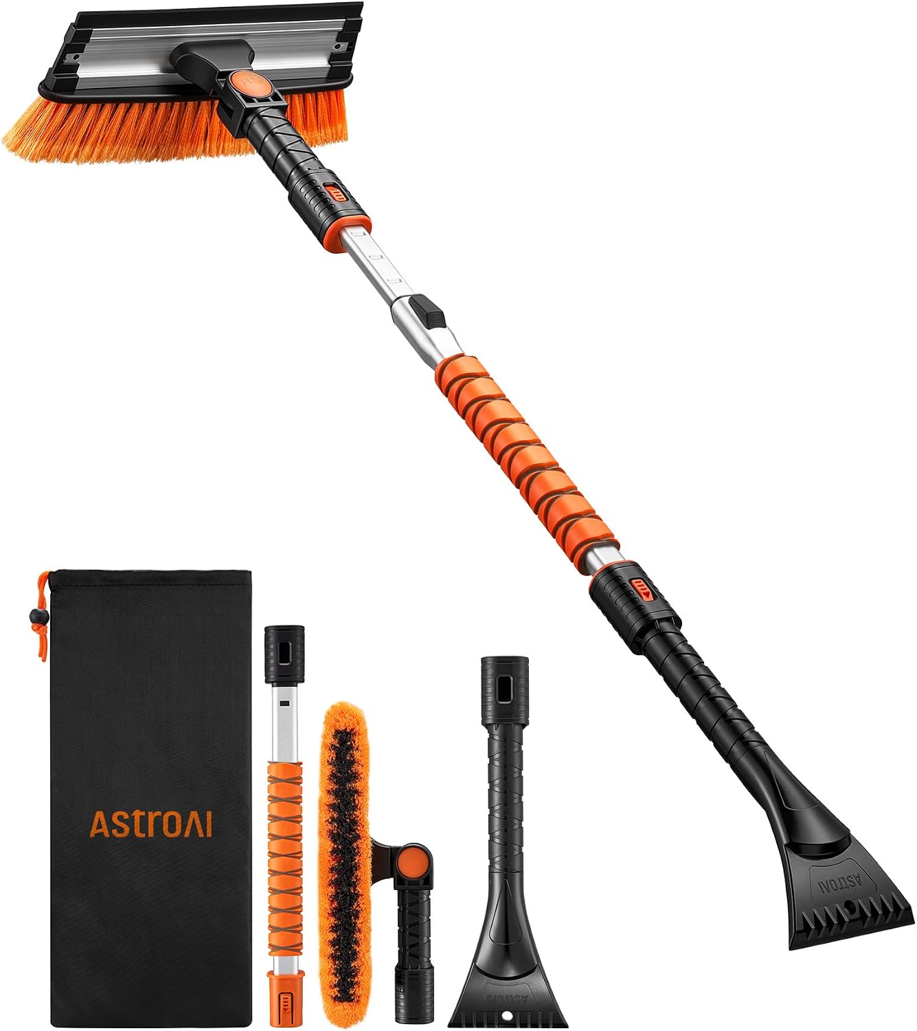 Detalle de AstroAI 47.2-inch Ice Scraper with Extending Handle