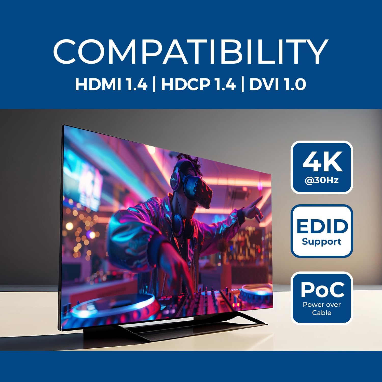 Thumbnail 3 de OREI EX-170C 164 ft HDMI Extender