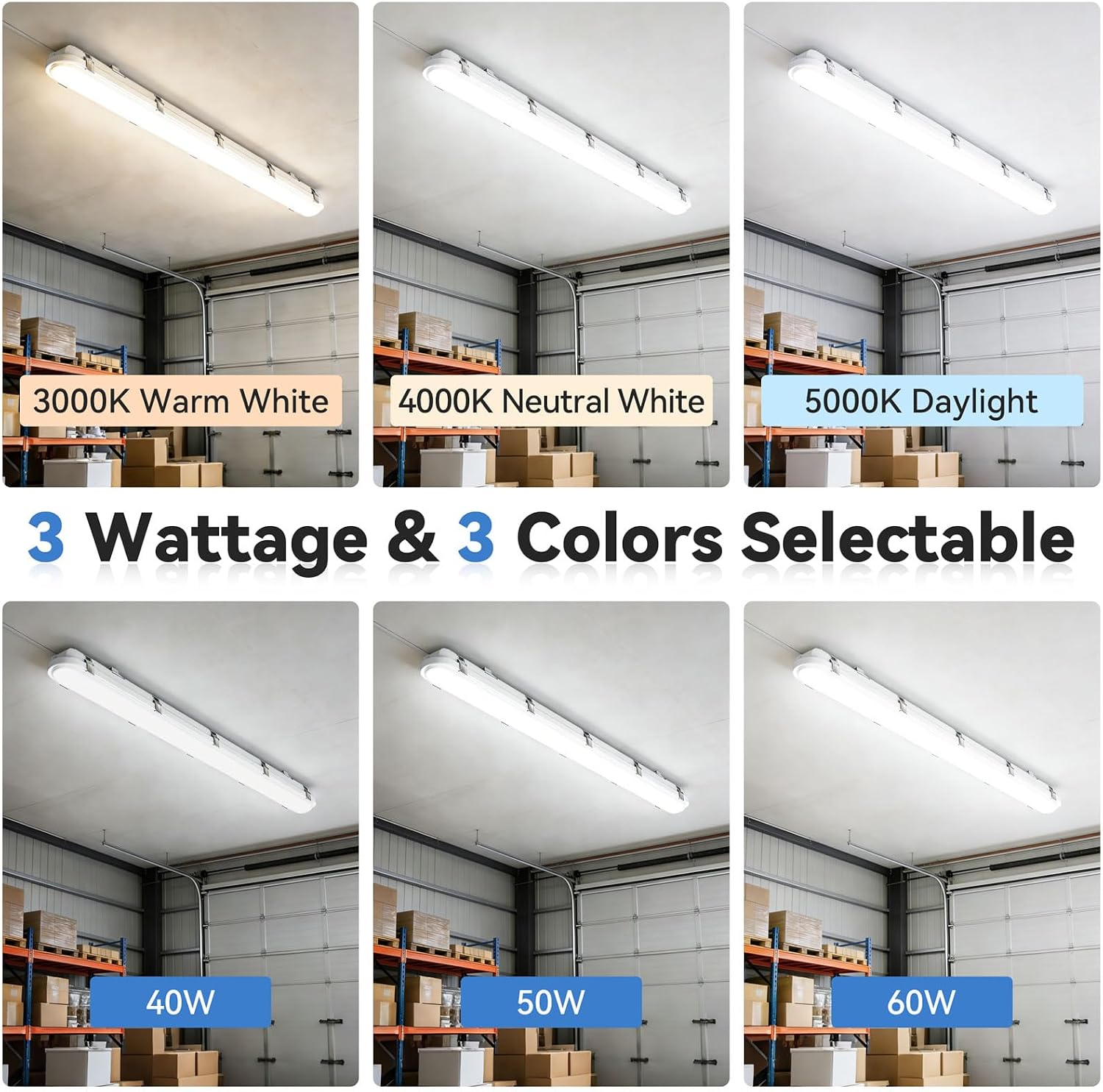 Detalle de DOSILIO LED vapour-tight lights, 4 ft