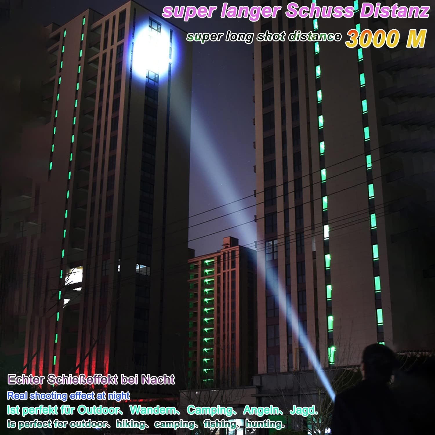 Detalle 2 de ASORT 3km Extremweitschuss 500000 Lumen