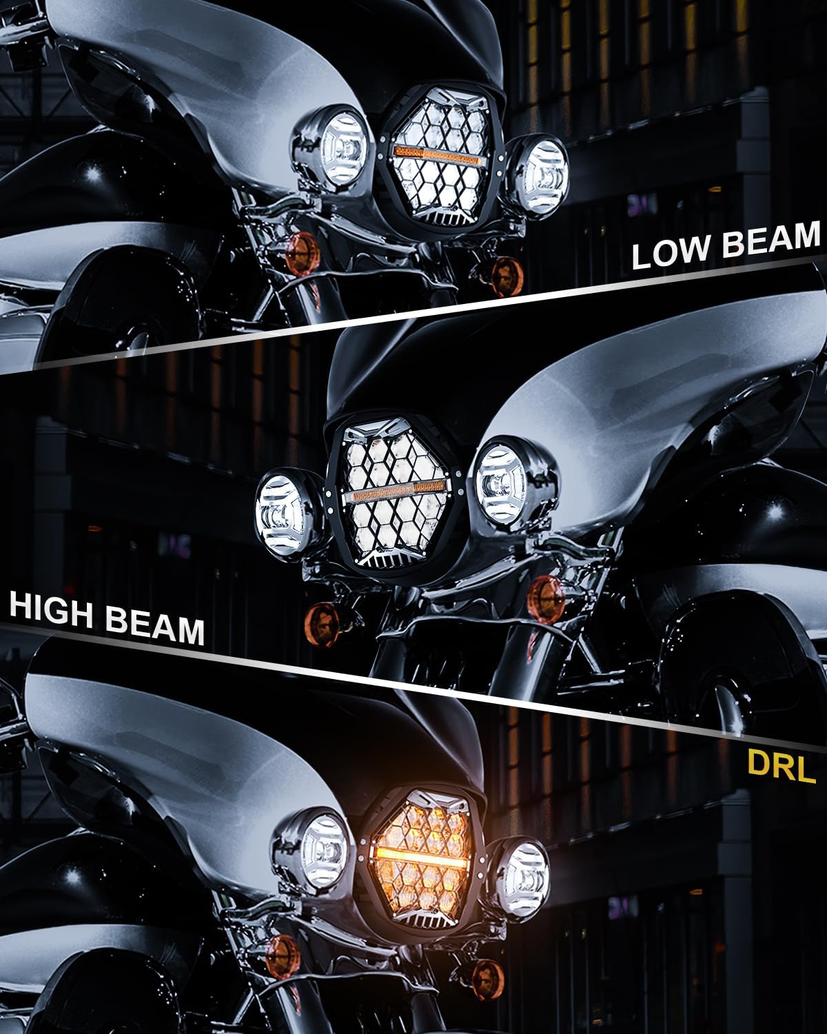 Thumbnail 4 de LX-LIGHT 7-inch motorcycle LED headlight