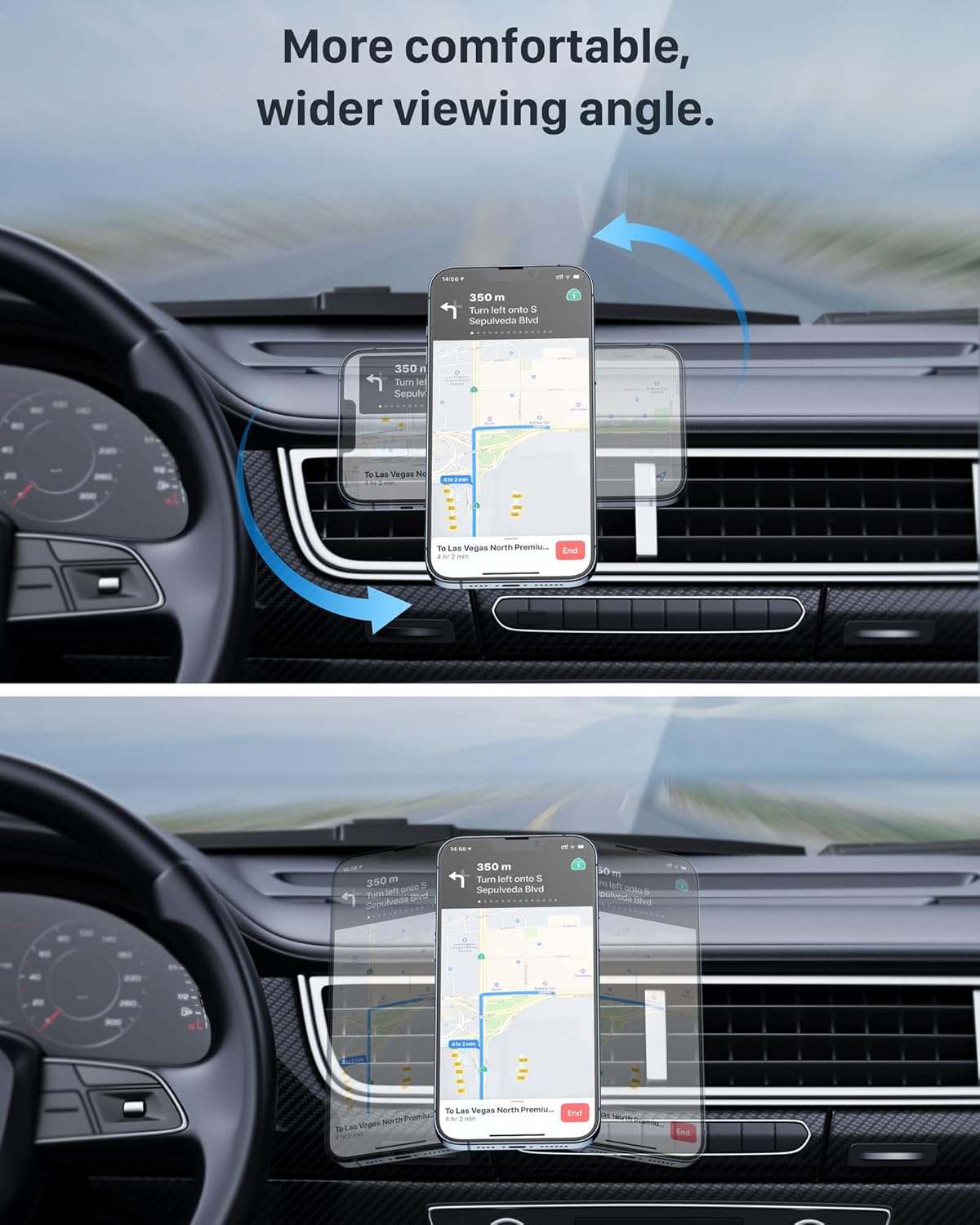 Detalle de YOSH für MagSafe Handyhalterung Auto – magnetische 360°-Halterung für iPhone 17/16/15/14/13/12 (Pro/Max & mini)