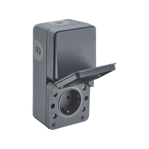 DEBFLEX Cyklone Interruptor con enchufe IP55 150×75×65 mm 🔌