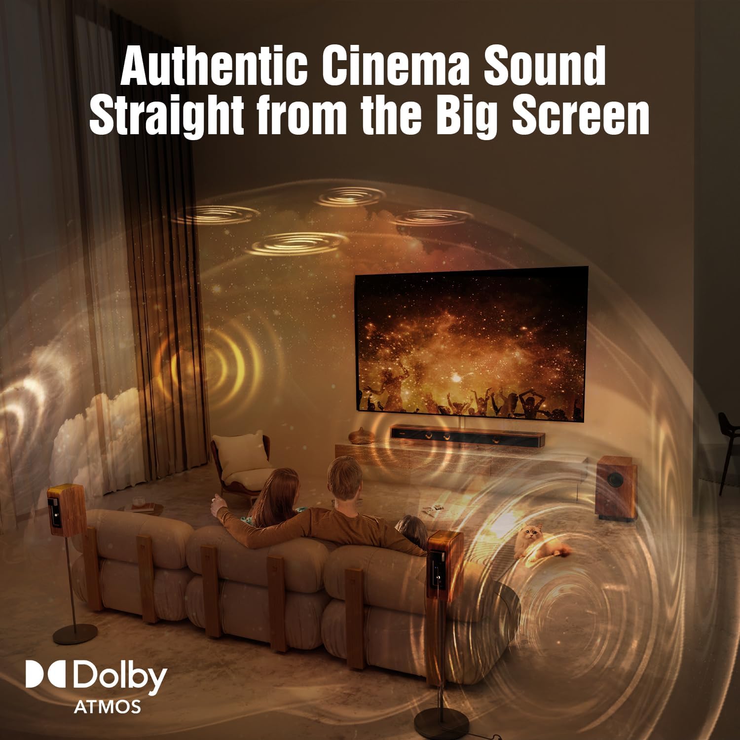 Thumbnail 5 de Hiwill-Audio Flagship 5.3.4 Soundbar with Dolby Atmos (800W) + Wireless Rear Speakers