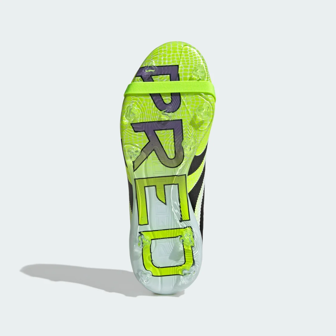Detalle 2 de Bota Predator Elite Fold-Over Tongue infantil para césped