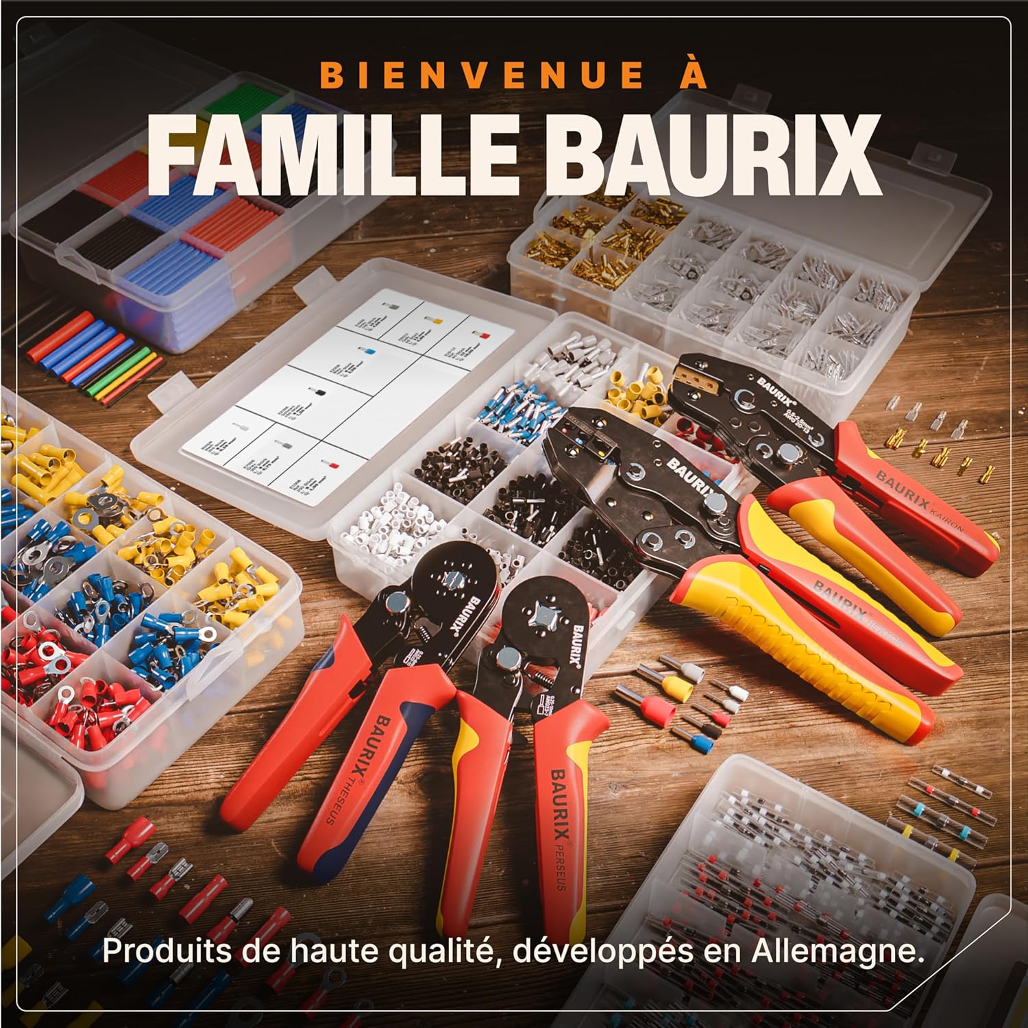 Thumbnail 6 de BAURIX® Set de 700 cosse electrique – Assortiment de cosses et kits pour câbles 0,50–6 mm²