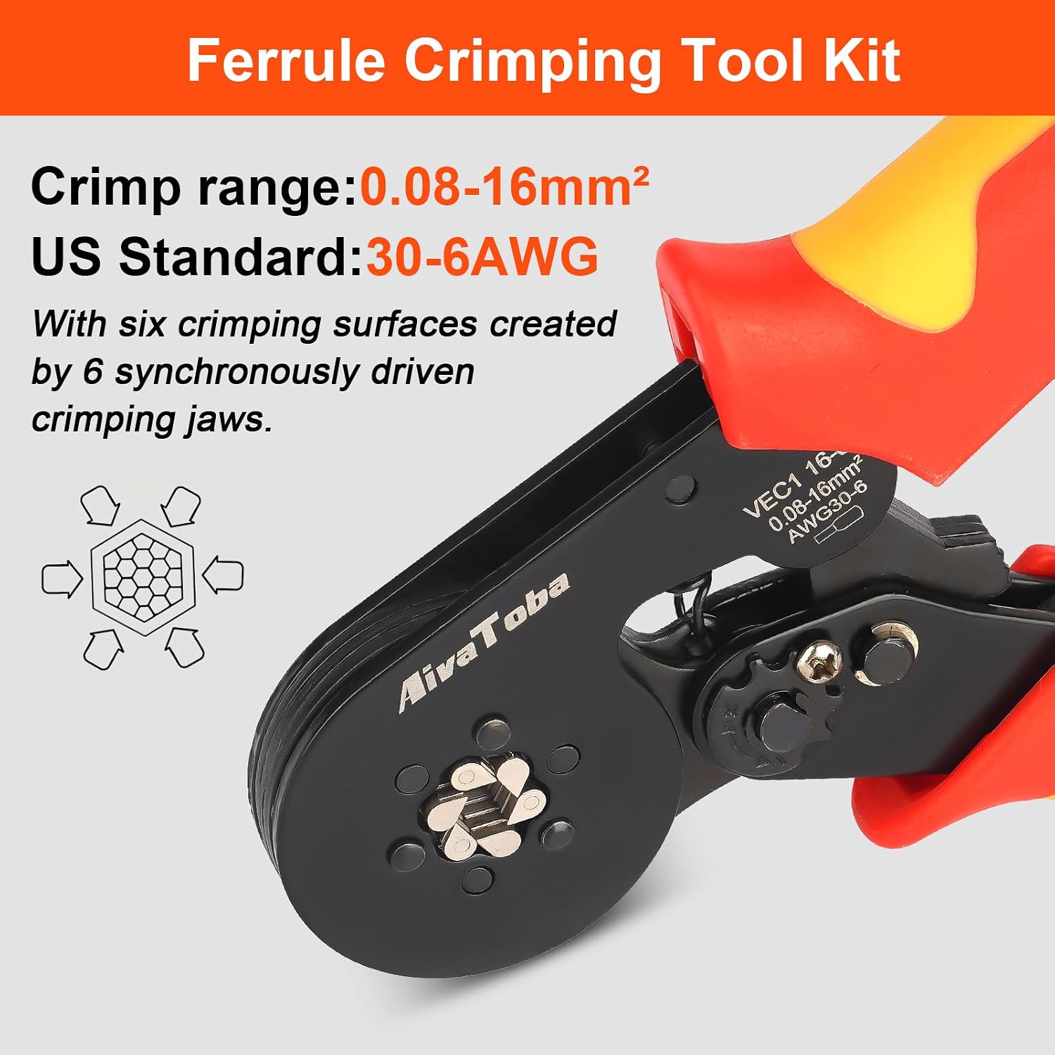 Thumbnail 3 de Self Adjustable Ferrule Crimping Tool Kit 1250pcs 🛠