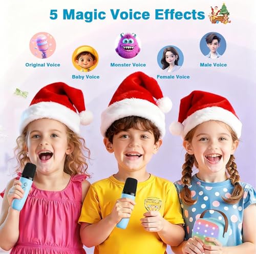 Thumbnail 1 de Voijump Mini Macchina per Karaoke con 2 Microfoni Wireless – Bluetooth Portatile 2026
