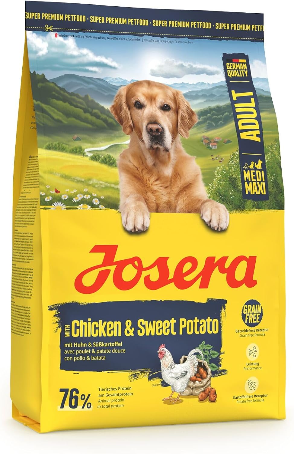 Detalle de JOSERA Adult Huhn & Süßkartoffel 3 kg